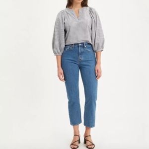 Levi's Wedgie Straight Jeans Blue Size 28